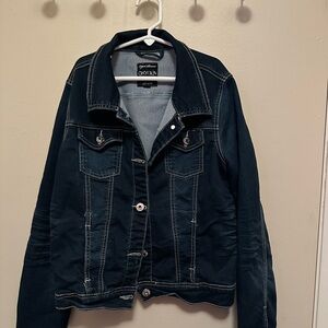 Women's Denim Jacket - Dark Blue